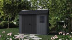 Keter Zahradní domek Newton Plus wide 9x7,5 šedý, s podlahou