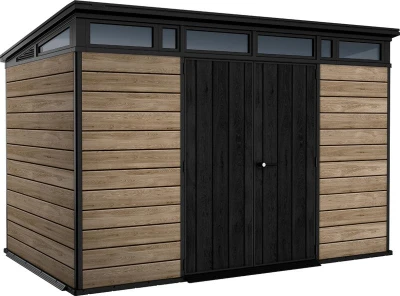 Keter Zahradní domek PENT Signature 11x7 Ashwood, s podlahou