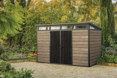 Keter Zahradní domek PENT Signature 11x7 Ashwood, s podlahou