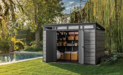 Keter Signature 11x7 Storm Grey zahradní domek s podlahou