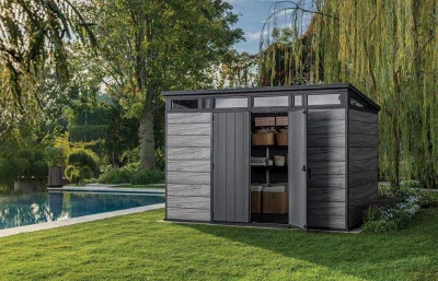 Keter Signature 11x7 Storm Grey zahradní domek s podlahou