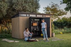 Keter Zahradní domek PENT Signature 11x7 Vertical hnědý, s podlahou