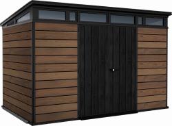 Keter Zahradní domek PENT Signature 11x7 Walnut, s podlahou
