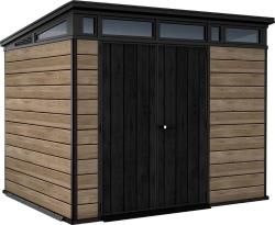 Keter Zahradní domek PENT Signature 9x7 Ashwood, s podlahou