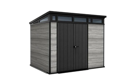 Keter Zahradní domek PENT Signature 9x7 Storm Grey, s podlahou