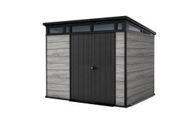 Keter Zahradní domek PENT Signature 9x7 Storm Grey, s podlahou