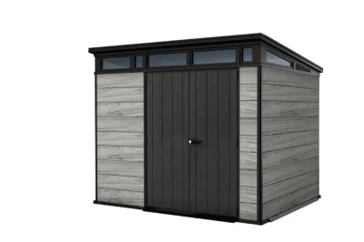Keter Zahradní domek PENT Signature 9x7 Storm Grey, s podlahou