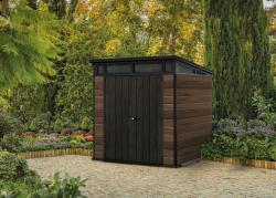 Keter Zahradní domek Pent Signature 7x7 Walnut, s podlahou