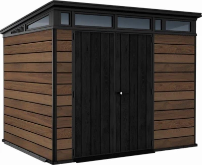 Keter Zahradní domek PENT Signature 9x7 Walnut, s podlahou Keter Zahradní domek PENT Signature 9x7 Walnut, s podlahou