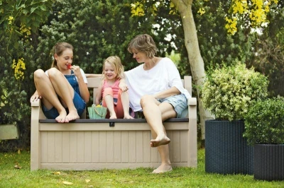 Keter Zahradní lavice Eden Garden Bench 265L béžová