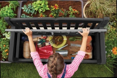 Keter Zahradní lavice Eden Garden Bench 265L šedá