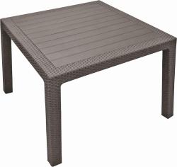 Keter Zahradní nábytek Corfu Fiesta set dvě dvousedačky + dvě křesla + stůl cappuccino