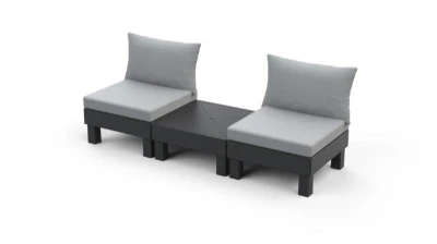 Keter Zahradní nábytek Elements balkónový modulární set grafitový