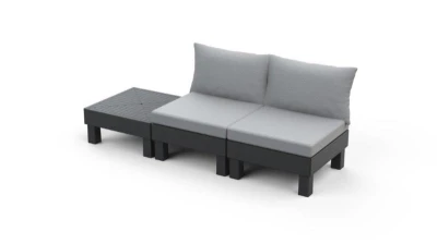 Keter Zahradní nábytek Elements balkónový modulární set grafitový