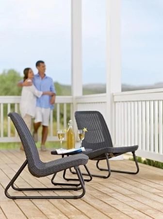 Keter Zahradní nábytek Rio Patio set grafitový