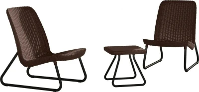 Keter Zahradní nábytek Rio Patio set whiskey hnědý