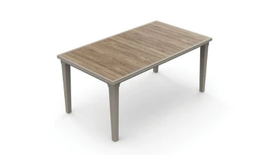 Keter Zahradní stůl Deco Futura 160 aswhood / cappuccino