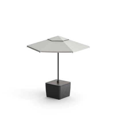 Keter Zahradní stůl Luzon Deco walnut / grafit