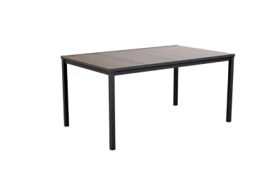 Keter Zahradní stůl Porto 160 walnut black steel