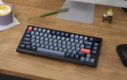 Keychron Bezdrátová mechanická klávesnice V1 Max QMK/VIA s banánovými spínači (černá)