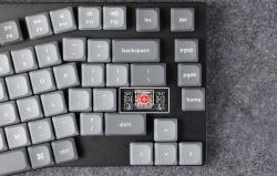 Keychron Bezdrátová nízkoprofilová klávesnice K15 Max Led Red Switch (černá) [K15M-A1].