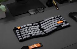 Keychron Bezdrátová nízkoprofilová klávesnice K15 Max Led Red Switch (černá) [K15M-A1].