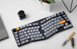 Keychron Bezdrátová nízkoprofilová klávesnice K15 Max Led Red Switch (černá) [K15M-A1].