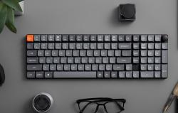 Keychron Bezdrátová nízkoprofilová klávesnice K17 Max RGB Brown Switch (černá) [K17M-H3].