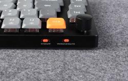 Keychron Bezdrátová nízkoprofilová klávesnice K17 Max RGB Brown Switch (černá) [K17M-H3].