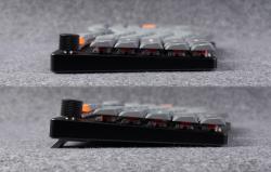 Keychron Bezdrátová nízkoprofilová klávesnice K17 Max RGB Brown Switch (černá) [K17M-H3].