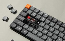 Keychron Bezdrátová nízkoprofilová klávesnice K3 Max RGB Brown Switch (černá) [K3M-H3].