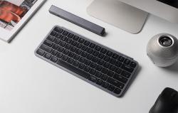 Keychron Ultra tenká bezdrátová klávesnice B1 Pro 2,4 GHz (šedá)