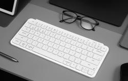 Keychron Ultra tenká bezdrátová klávesnice B1 Pro 2.4G (bílá) [B1P-K8].