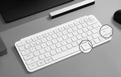 Keychron Ultra tenká bezdrátová klávesnice B1 Pro 2.4G (bílá) [B1P-K8].
