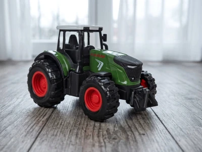 Kids globe Traktor farming kovový farmářský zpětný chod 3 barvy
