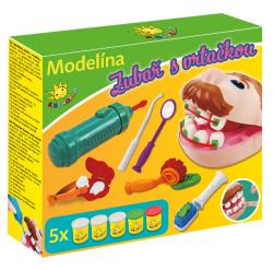 Kids World Modelína zubař s vrtačkou ZB005 Kids World Modelína zubař s vrtačkou ZB005