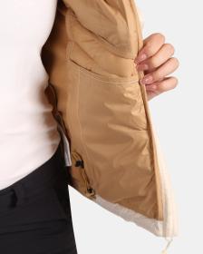 KILPI ACTIS-W Béžová dámská zateplená bunda