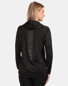 KILPI AILEEN-W Černá dámská běžecká mikina