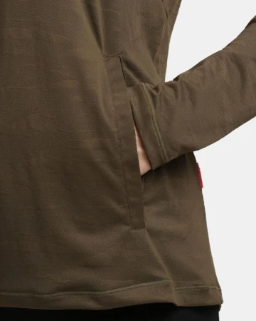 KILPI AILEEN-W Khaki dámská sportovní mikina
