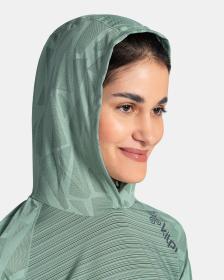 KILPI AILEEN-W Tmavě zelenu dámská mikina