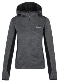 Kilpi ALANIS-W černá dámská mikina Kilpi ALANIS-W černá dámská mikina