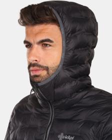 KILPI ALBA-M Černá pánská zateplená bunda