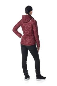 Kilpi ALBERTA-W tmavě červená dámská zimní bunda
