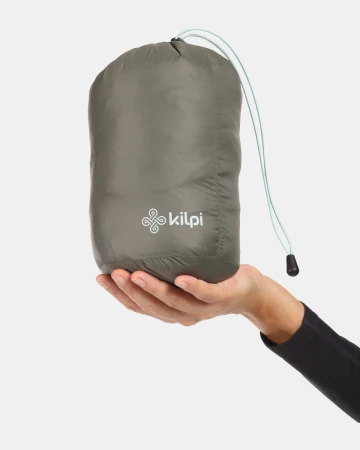 KILPI ALBERTA-W Tmavě zelená dámská péřová bunda
