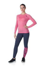 KILPI ALEXO-W Tmavě modré dámské běžecké legíny