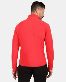 KILPI ALMERI-M Červená pánska fleecová mikina