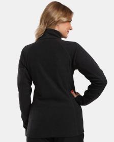 KILPI ALMERI-W Čierna dámska fleecová mikina