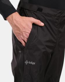 KILPI ALPIN-M Černé pánské hardshellové a nepromokavé kalhoty