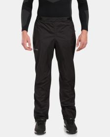 KILPI ALPIN-M Černé pánské hardshellové a nepromokavé kalhoty KILPI ALPIN-M Černé pánské hardshellové a nepromokavé kalhoty