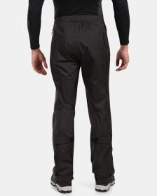 KILPI ALPIN-M Čierne pánske hardshellové a nepremokavé nohavice